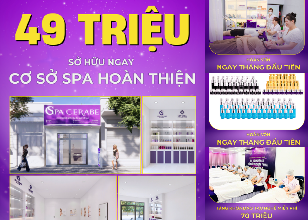 Chi phí mở Spa Cerabe ở nông thôn bao nhiêu?