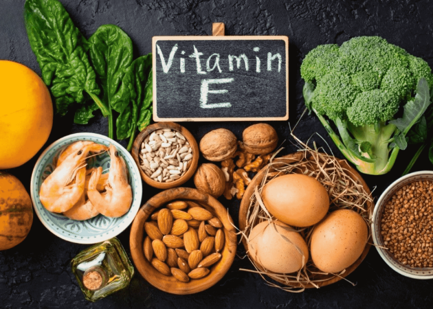 Vitamin E giúp dưỡng ẩm, chống lão hóa và bảo vệ da khỏi tác hại của gốc tự do