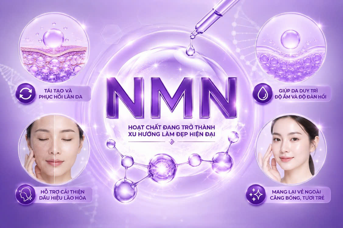 NMN - Hoạt chất đang trở thành xu hướng làm đẹp hiện đại 