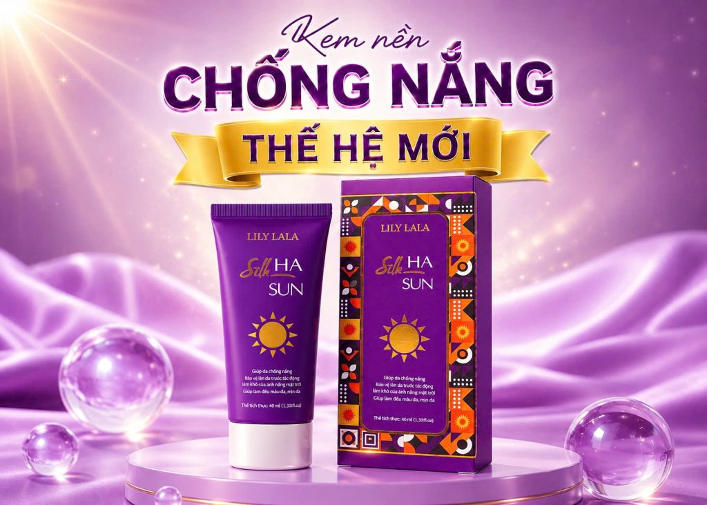 Kem Chống Nắng Silk HA Sun – Chống Nắng Kết Hợp Dưỡng Ẩm Và Nâng Tone Tự Nhiên