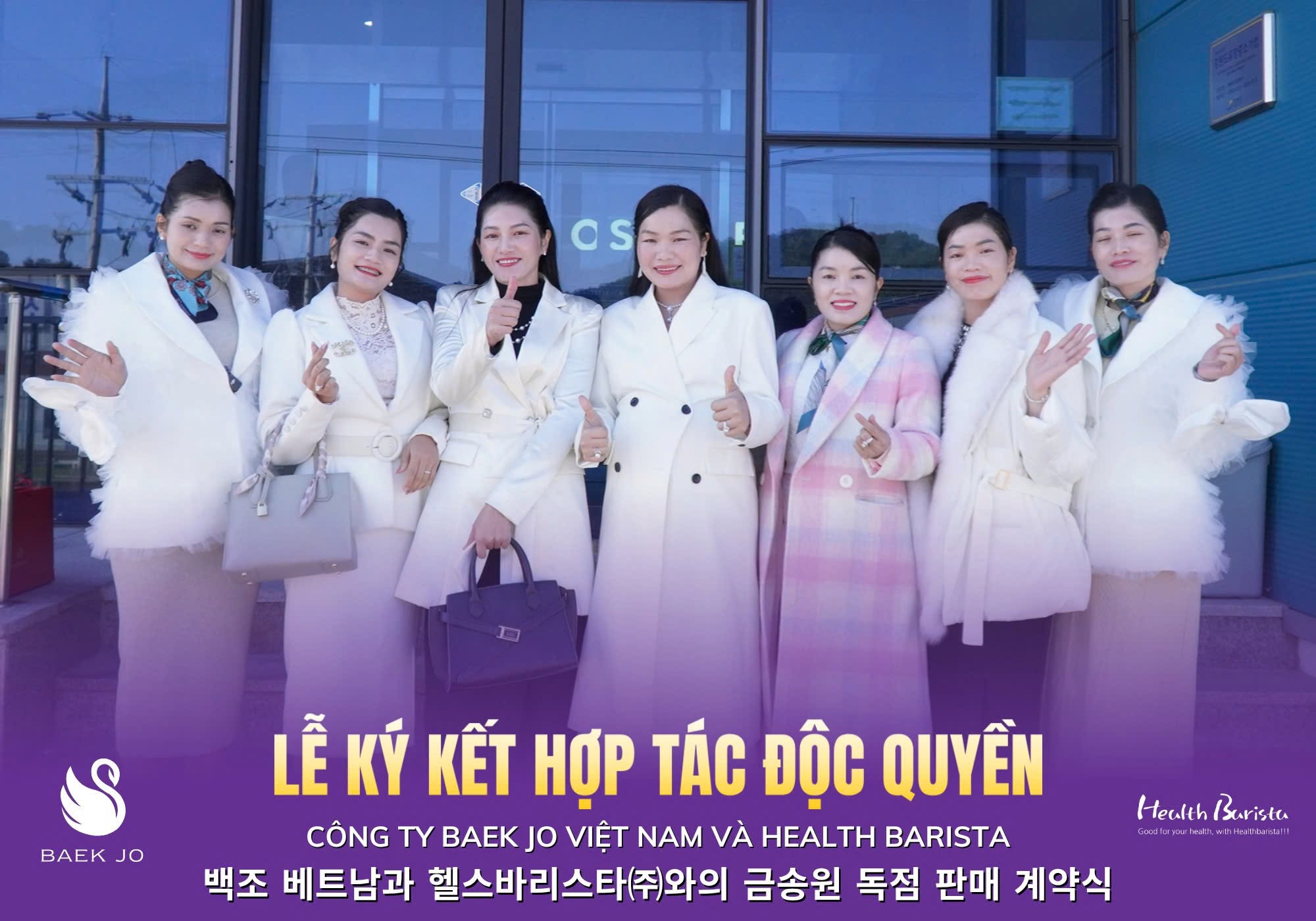 Chủ tịch Đặng Thị Bắc hợp tác cùng chuyên gia Hàn Quốc để nâng cao chất lượng sản phẩm