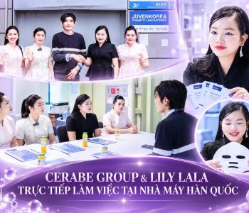 Cerabe Group & Lily Lala trực tiếp làm việc tại nhà máy Hàn Quốc
