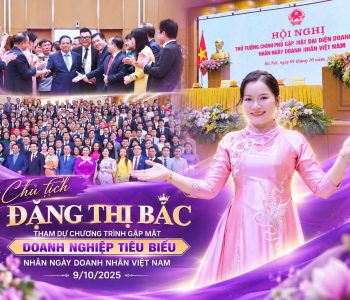 Chủ tịch Đặng Thị Bắc tham dự chương trình gặp mặt doanh nghiệp tiêu biểu nhân Ngày Doanh nhân Việt Nam 9/10/2025